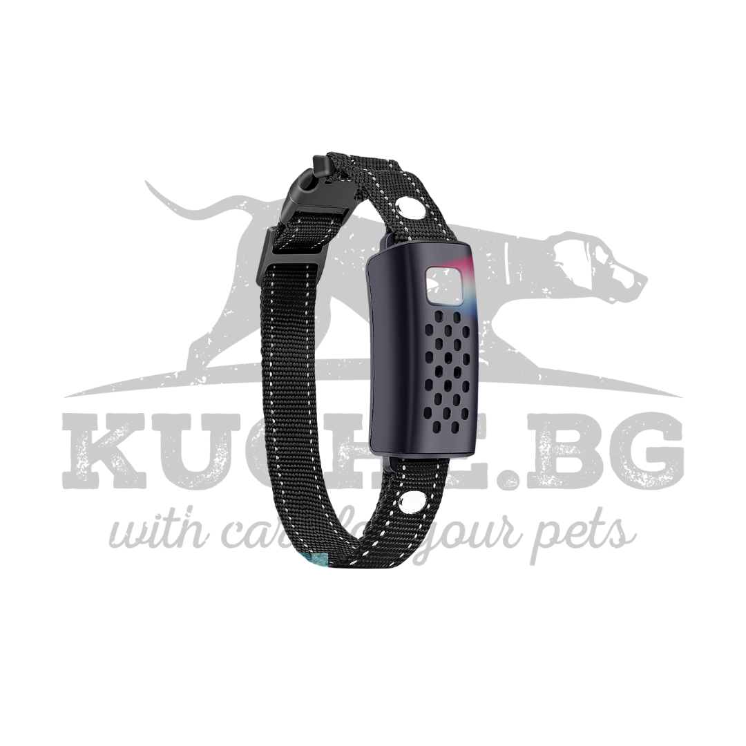 Допълнителен приемник RS3 с текстилена каишка за електрически нашийник за домашни любимци.